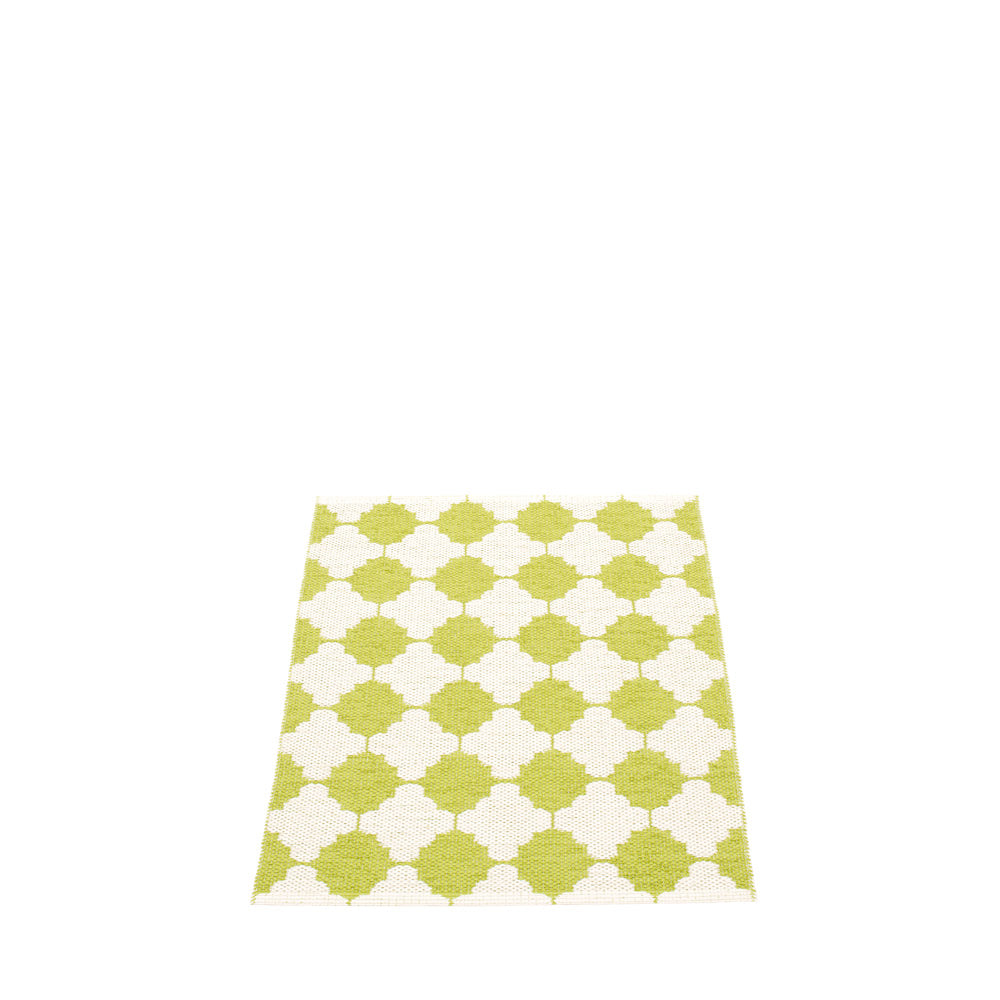 70x90cm / 2.25x3ft MARRE RUG - LIME/VANILLA/TURQUOISE EDGE