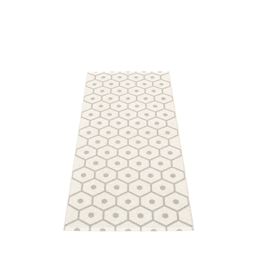 70x160cm / 2.25x5.25ft HONEY RUG- WARM GREY/VANILLA