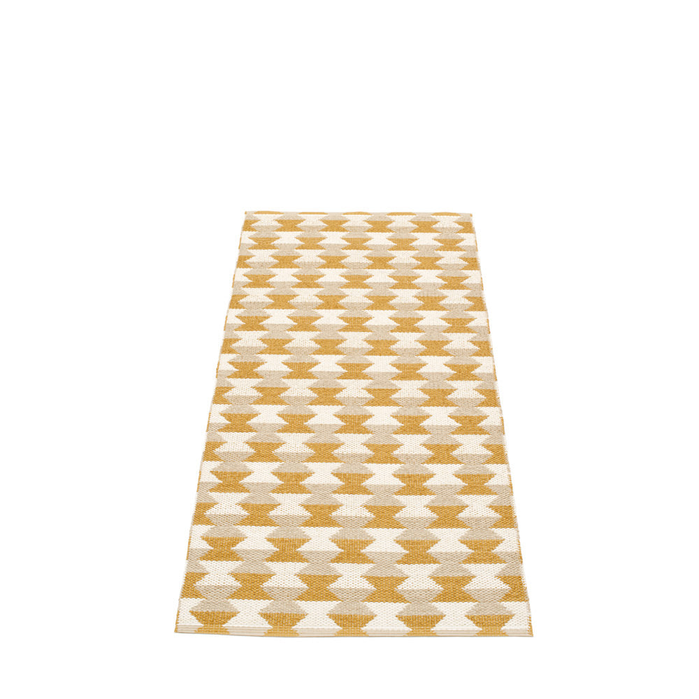 70x160cm / 2.25x5.25ft DANA RUG - OCHRE/BEIGE/VANILLA