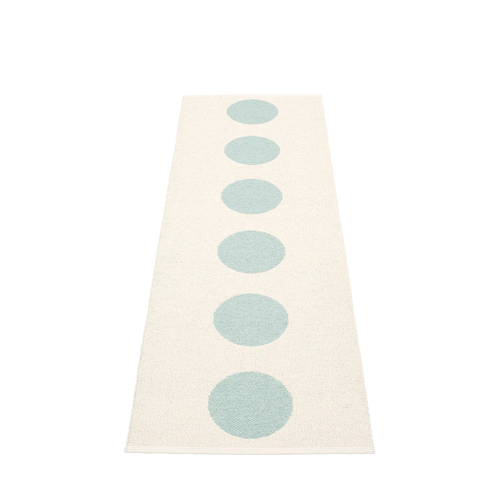 70x225cm / 2.25x7.5ft VERA RUG - TURQUOISE/VANILLA