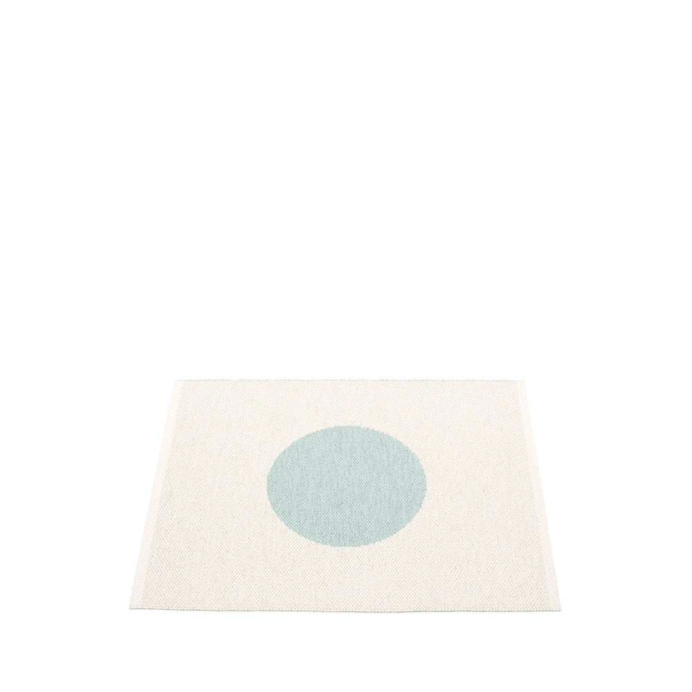 70x90cm / 2.25x3ft VERA RUG SMALL ONE PALE TURQUOISE/VANILLA