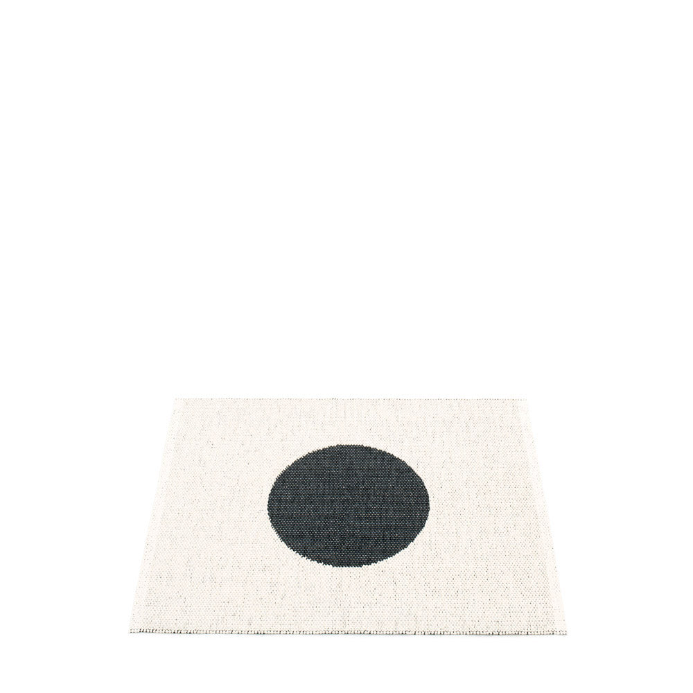 70x90cm / 2.25x3ft VERA RUG SMALL ONE BLACK/VANILLA