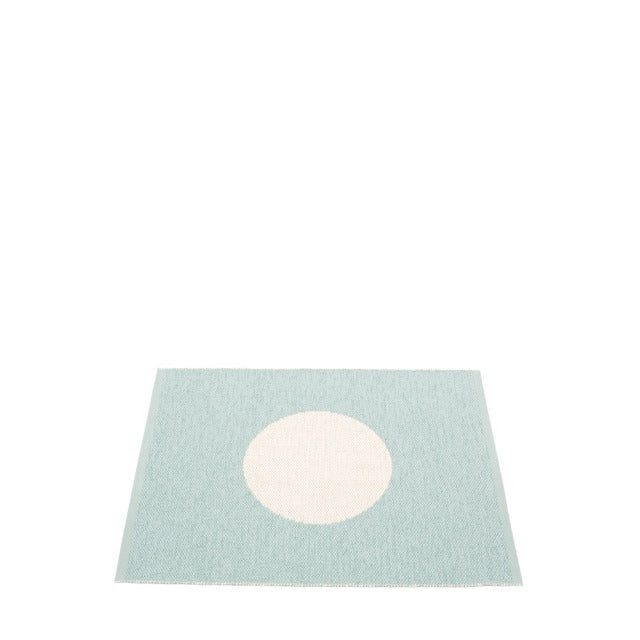 70x90cm / 2.25x3ft VERA RUG SMALL ONE PALE TURQUOISE/VANILLA