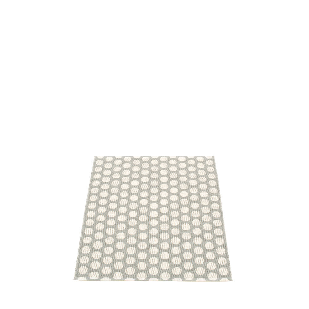 70x90cm / 2.25x3ft NOA RUG- WARM GREY/VANILLA/MUSTARD EDGE