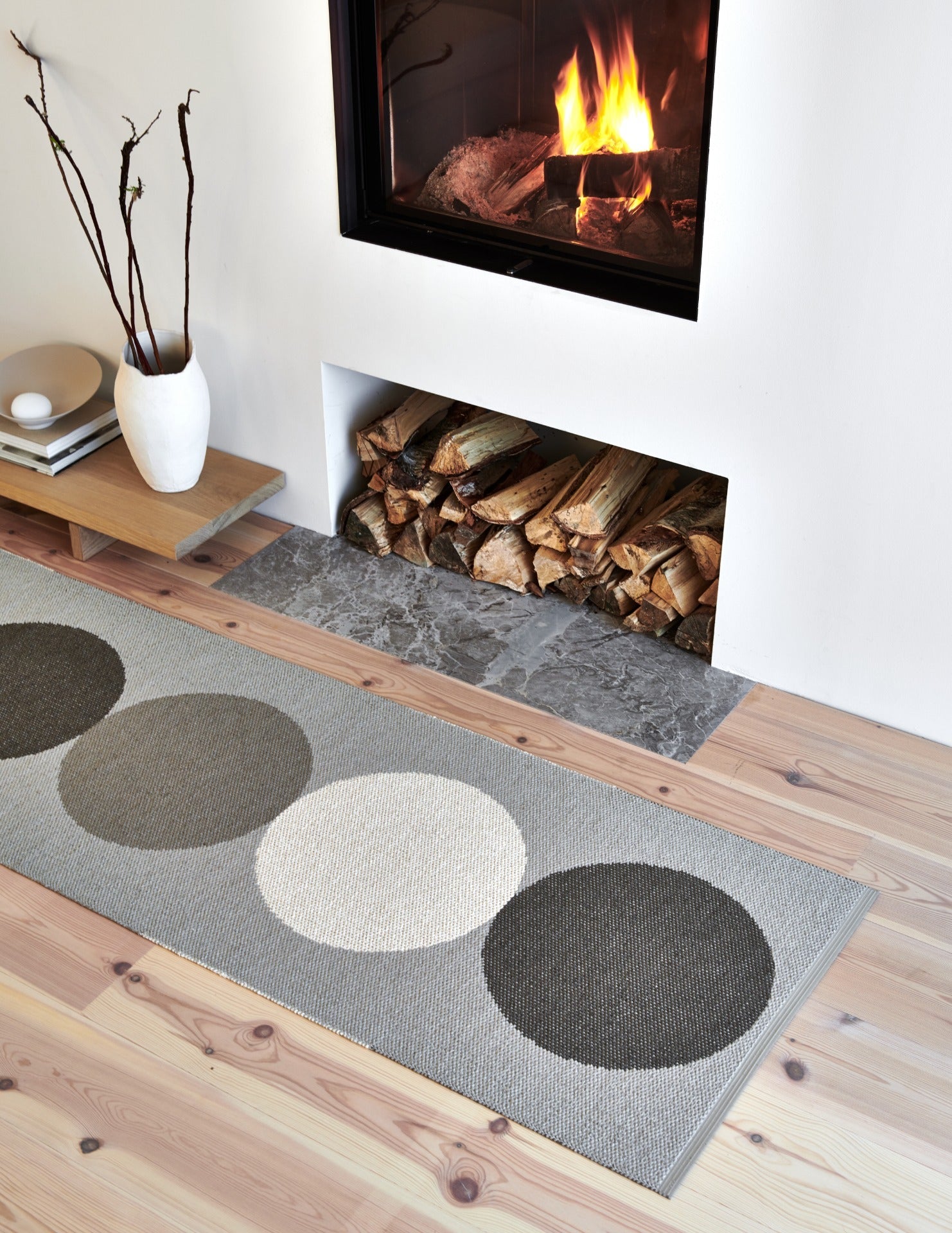 70x140cm / 2.25x4.5ft Otto rug Clay