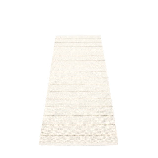 70x180cm / 2.25x6ft CARL RUG - Vanilla/White