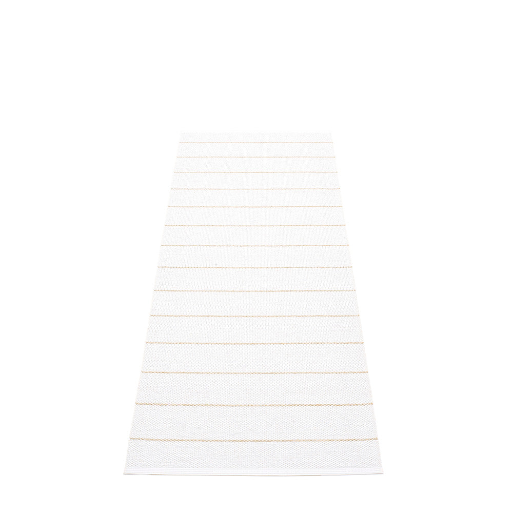 70x180cm / 2.25x6ft CARL RUG - Vanilla/White