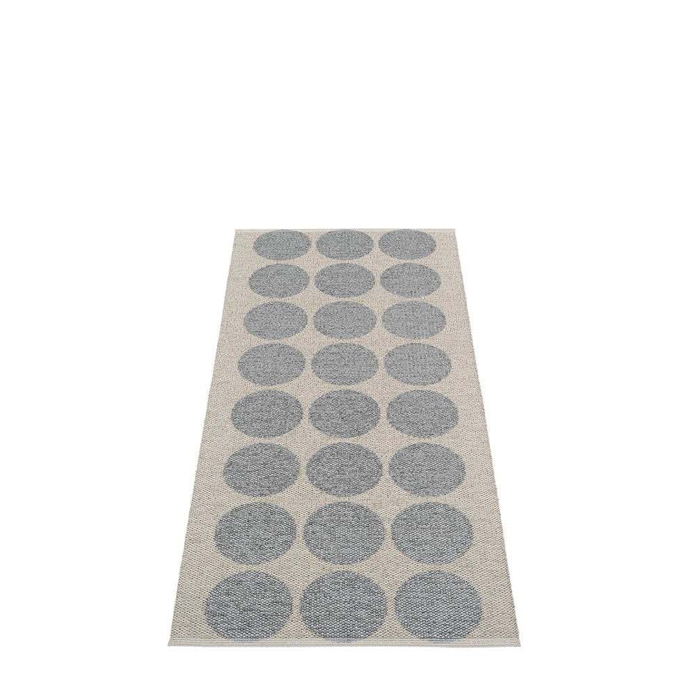 70x160cm / 2.25x5.25ft HUGO RUG- WARM GREY/GRANIT METALLIC