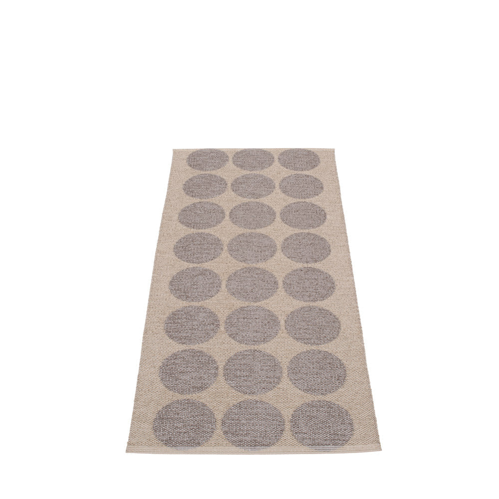 70x160cm / 2.25x5.25ft HUGO RUG- MUD METALLIC/MUD