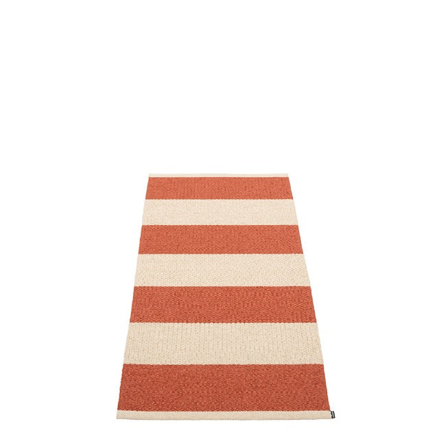 70x150cm / 2.25x5ft BOB RUG- BRICK/CREAM