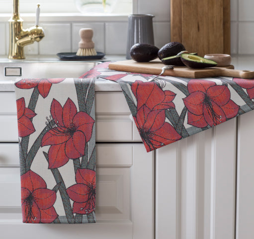 Tea towel 35X50 CHRISTMAS AMARYLLIS