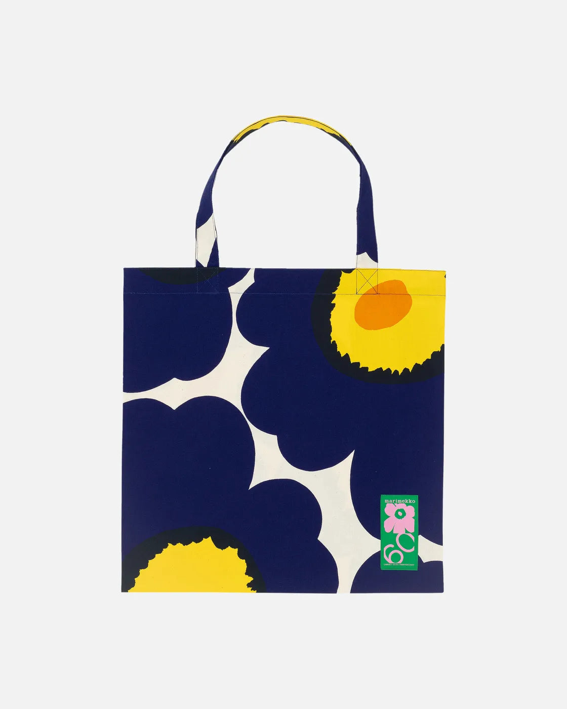 Unikko 60 Anniversary Bag 44x43 Cm Dark blue/ yellow /orange