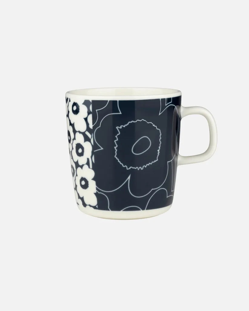 Oiva / Unikko Kollaasi Muki 4 Dl mug white dark blue