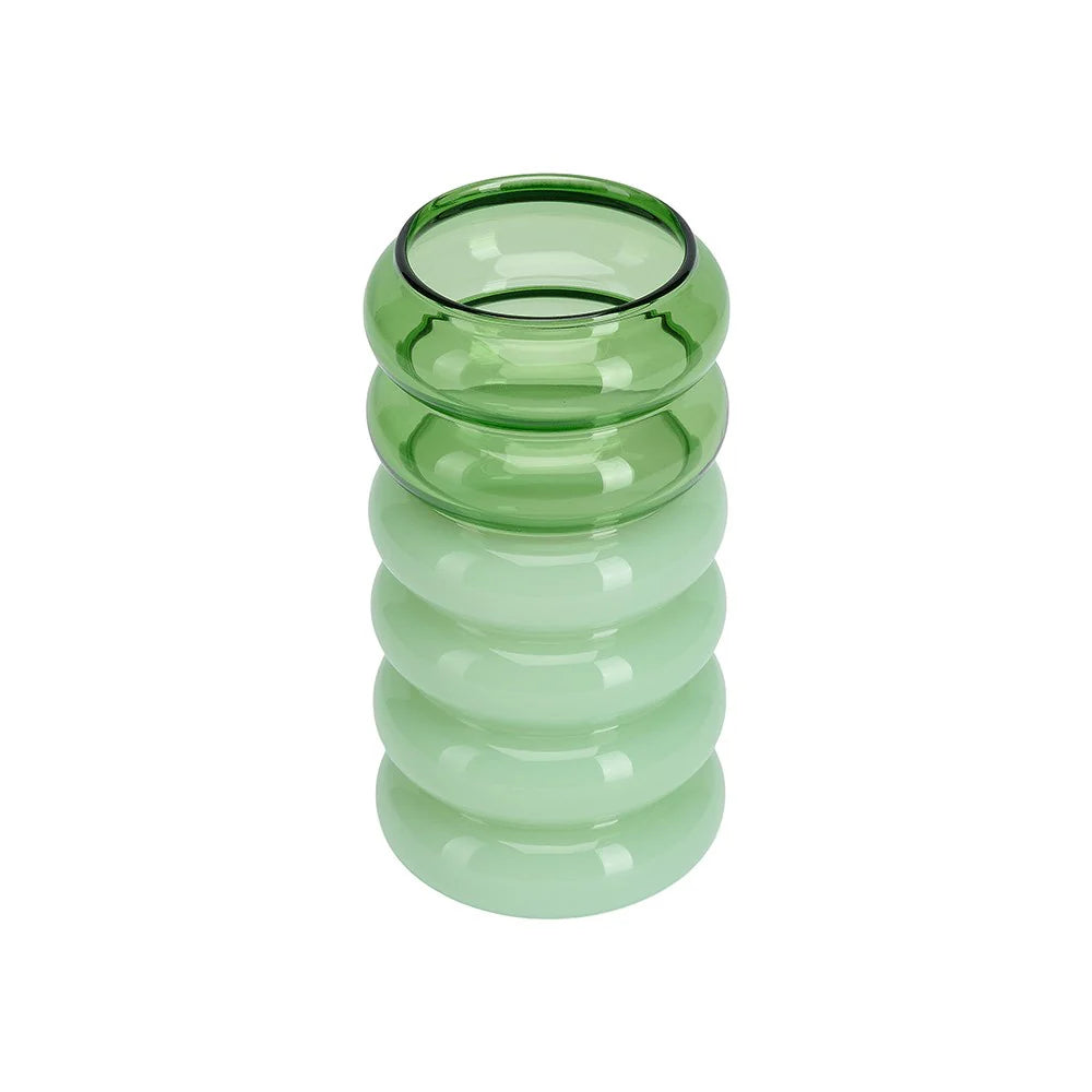 Bubble. 2-in-1 Vase & Candle holder Green