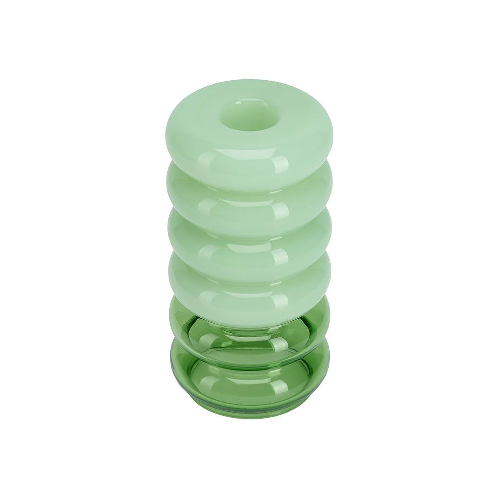 Bubble. 2-in-1 Vase & Candle holder Green