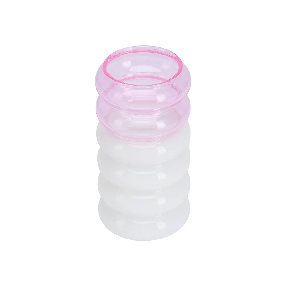 Bubble. 2-in-1 Vase & Candle holder Pink