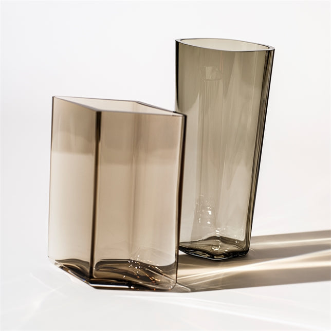 Aalto Vase 180mm 7.09" Smoky Grey