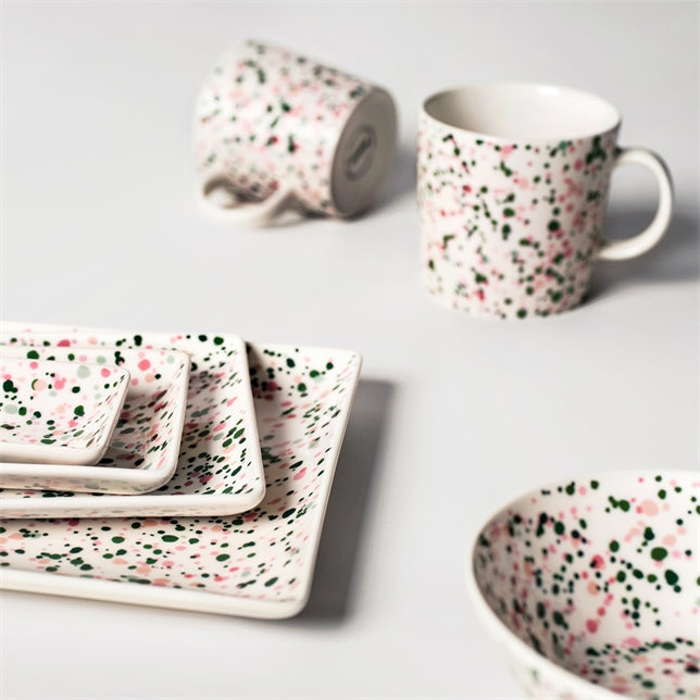 Oiva Toikka Helle mug 40 cl - Pink / Green