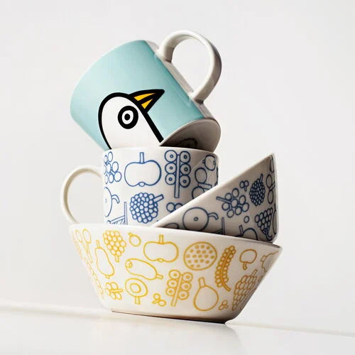 Oiva Toikka Birdie mug 30 cl Mint