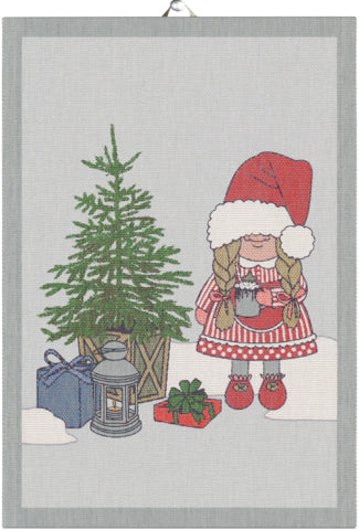 Tea towel 35X50 Christmas PIXIE MOM