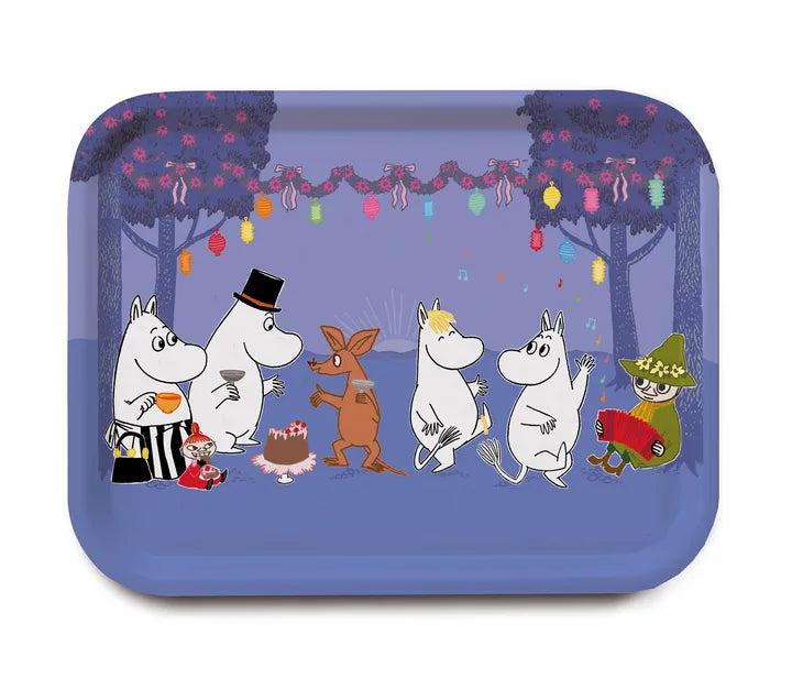 Tray 43x33 PartyMoomin Birch