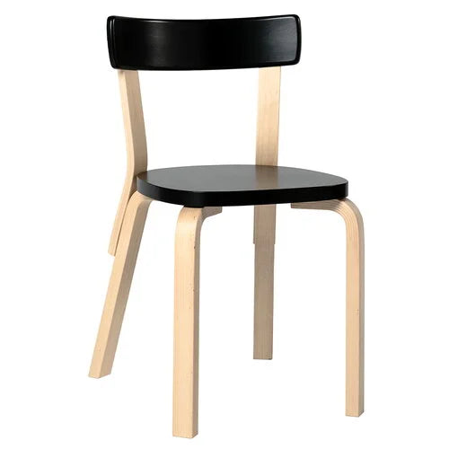 Artek Aalto Chair 69 Black