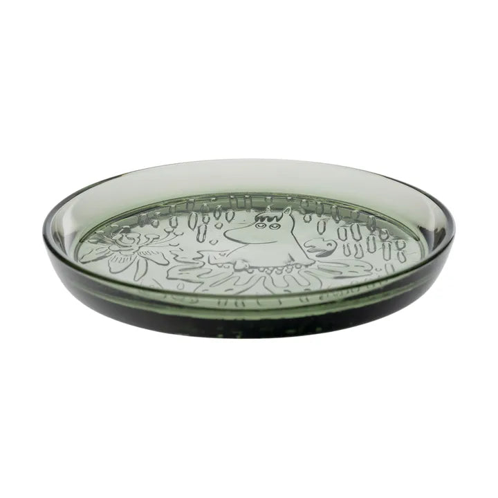 Moomin plate Ø15,5 cm - Pine green