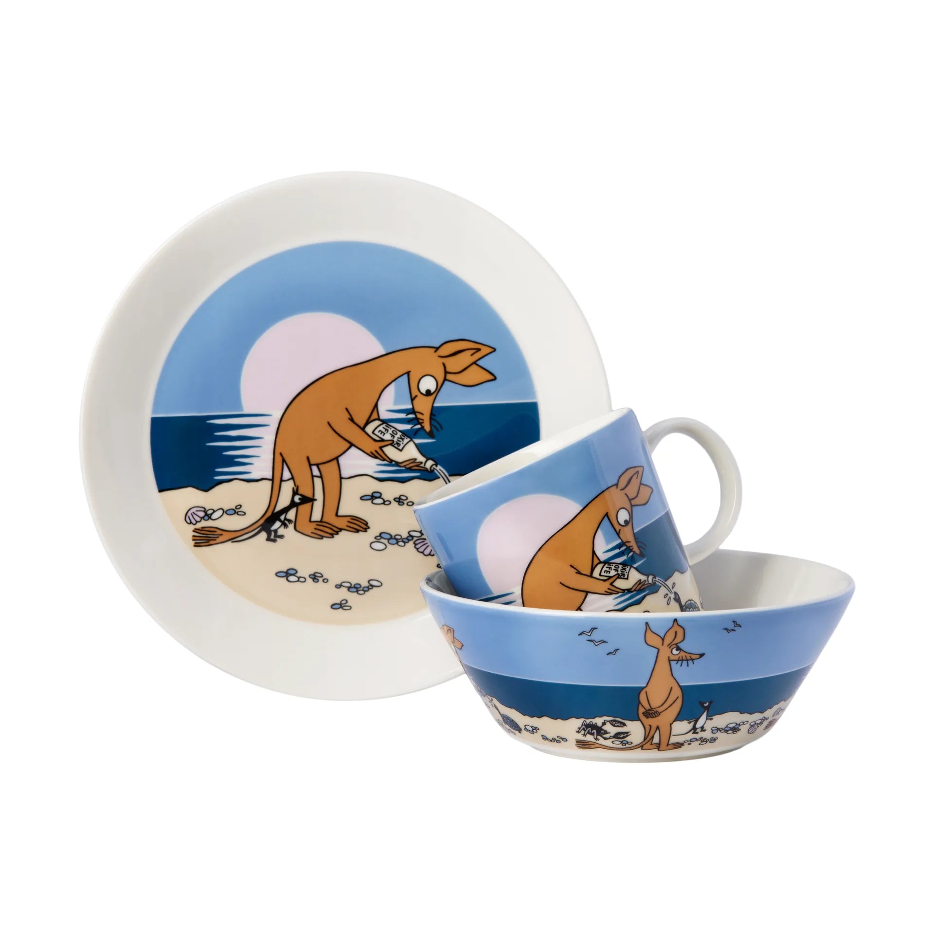 Moomin Arabia / iittala mug 300ml  / 10oz  Sniff blue