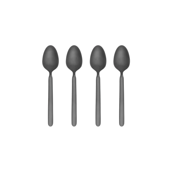 STELLA Set of 4 Espresso Spoons - Color Black