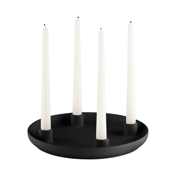 ADVENT Candle Holder - 4-ply Color Black