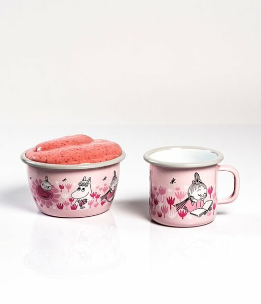 Moomin enamel mug 2,5dl Girls