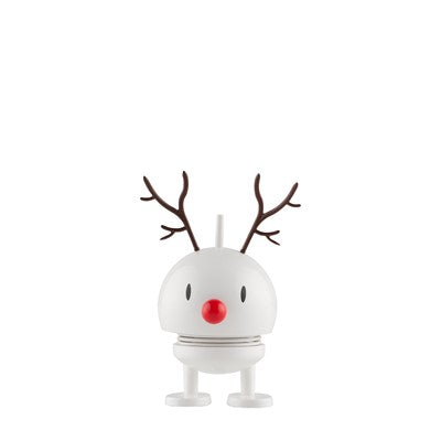 Hoptimist Small Reindeer Bumble white