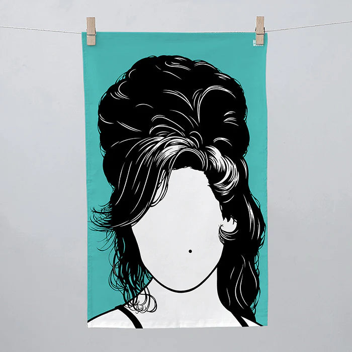 Rock Icon Tea Towel Amy Winehouse