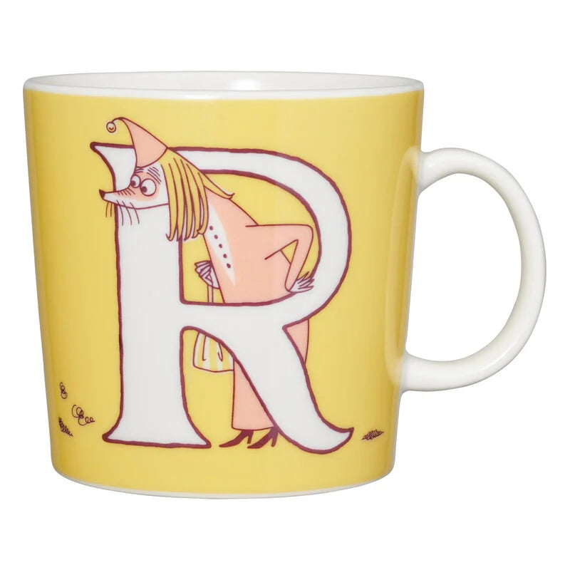 Moomin mug LARGE 400ml ABC Letter R