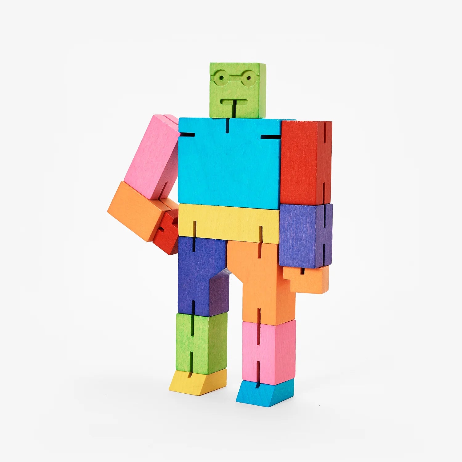 Areaware Cubebot Small 2.5" x 2.5" cube Multicolour