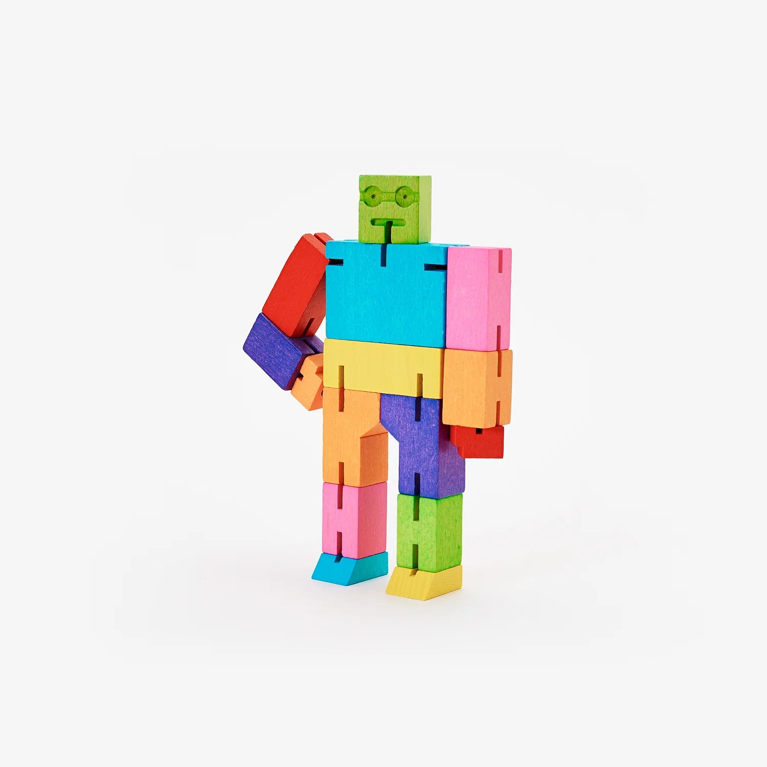 Areaware Cubebot Small 2.5" x 2.5" cube Multicolour