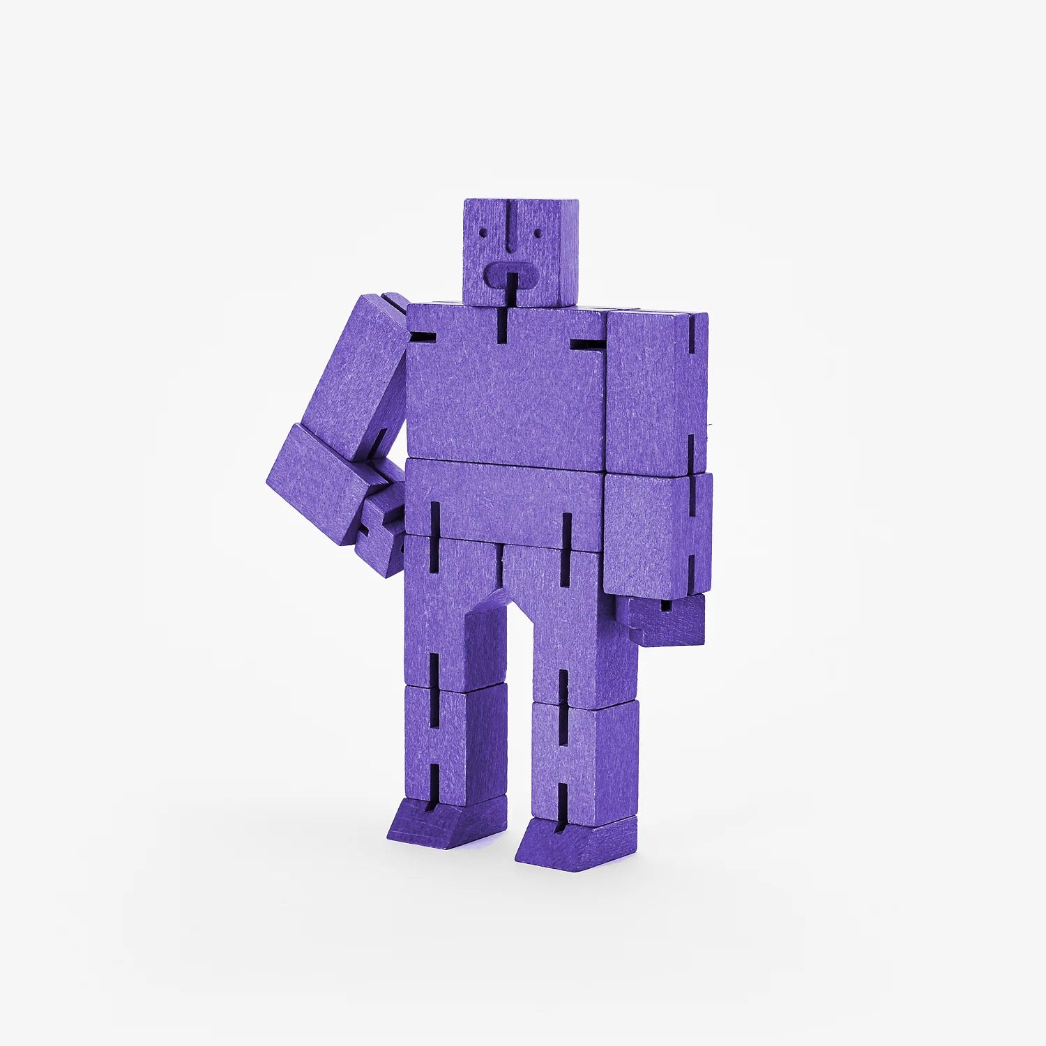 Areaware Cubebot Small 2.5" x 2.5" cube Violet