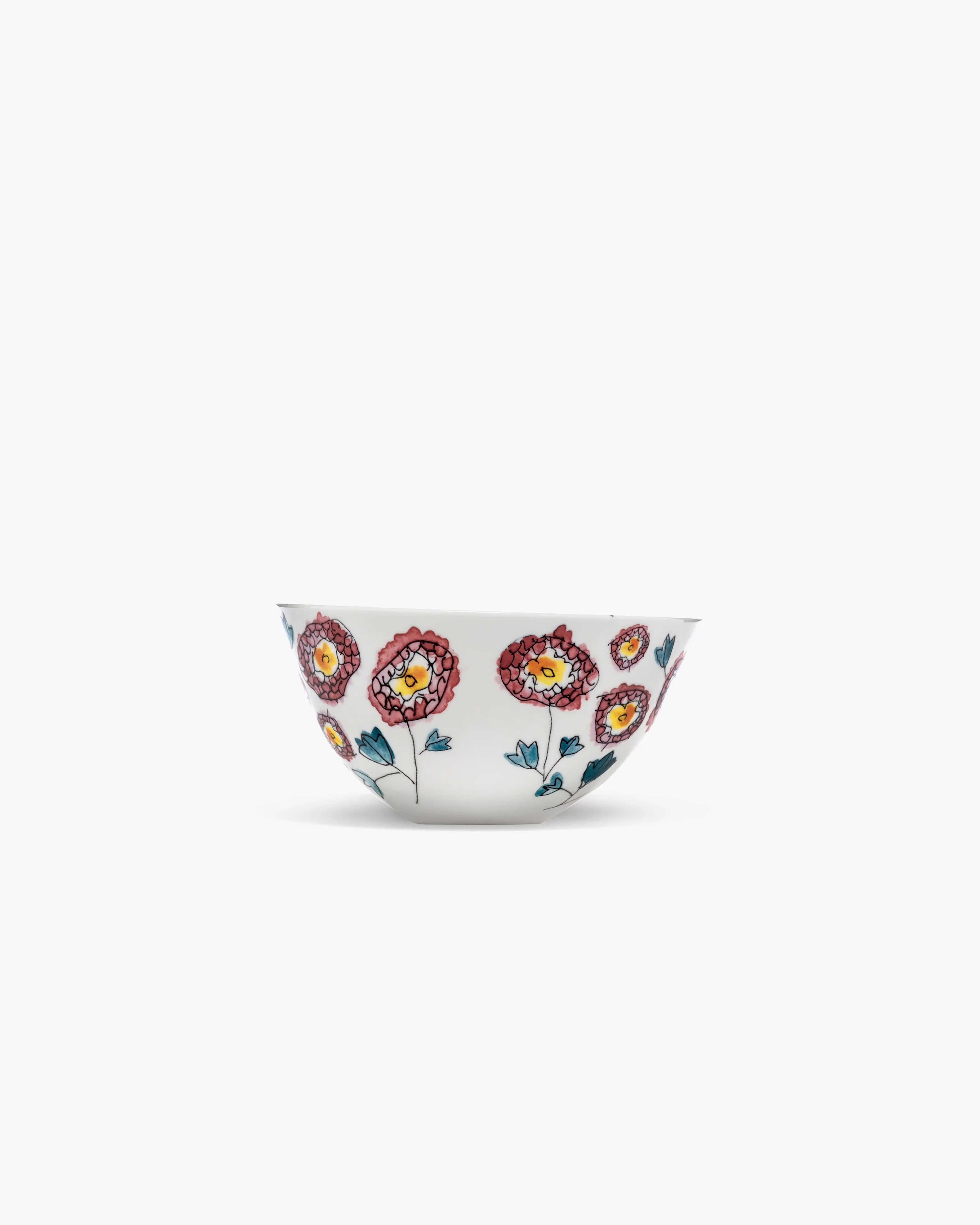 Marni Midnight Flower Bowl L Anemone milk