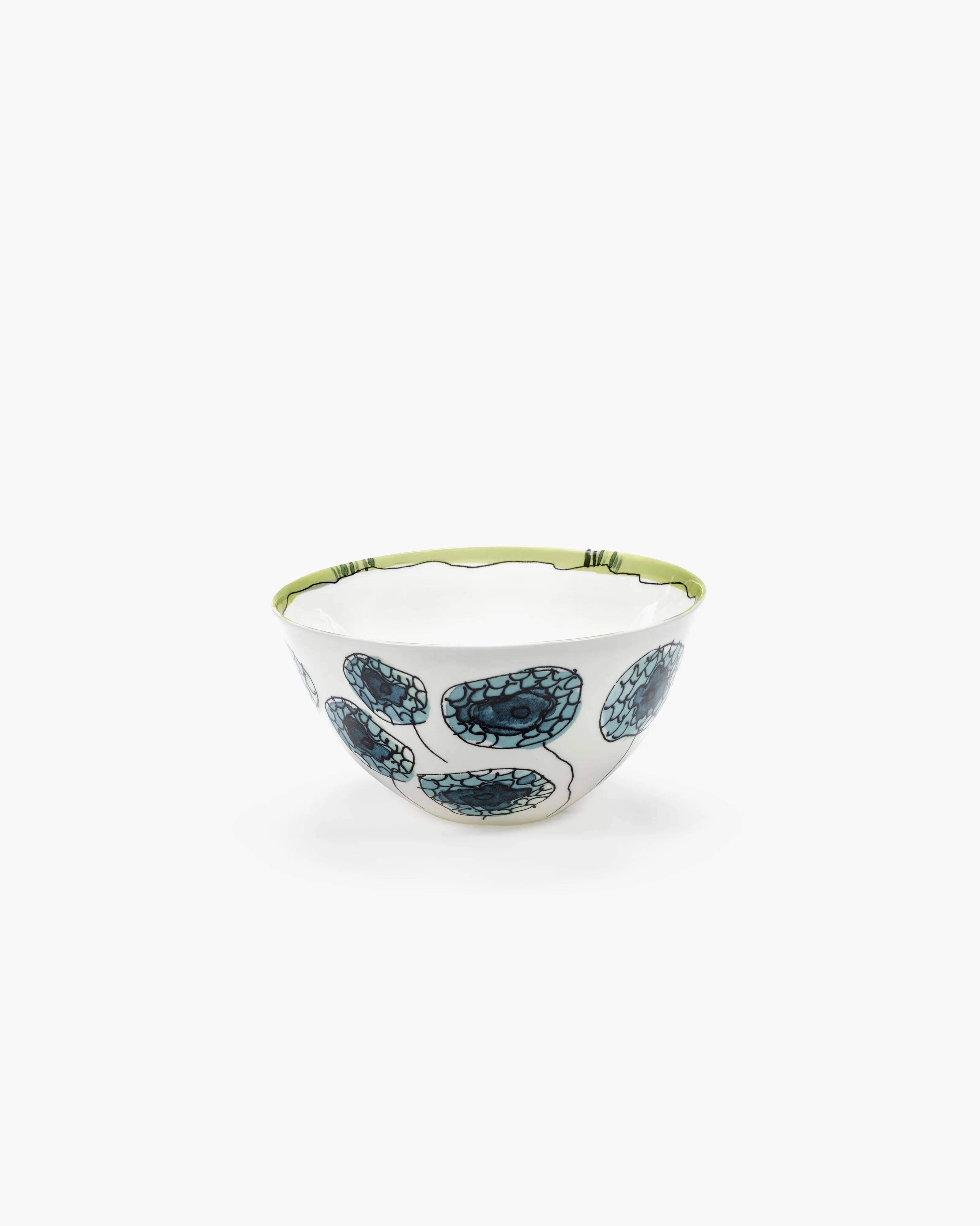 Marni Midnight Flower Bowl L Anemone vaniglia