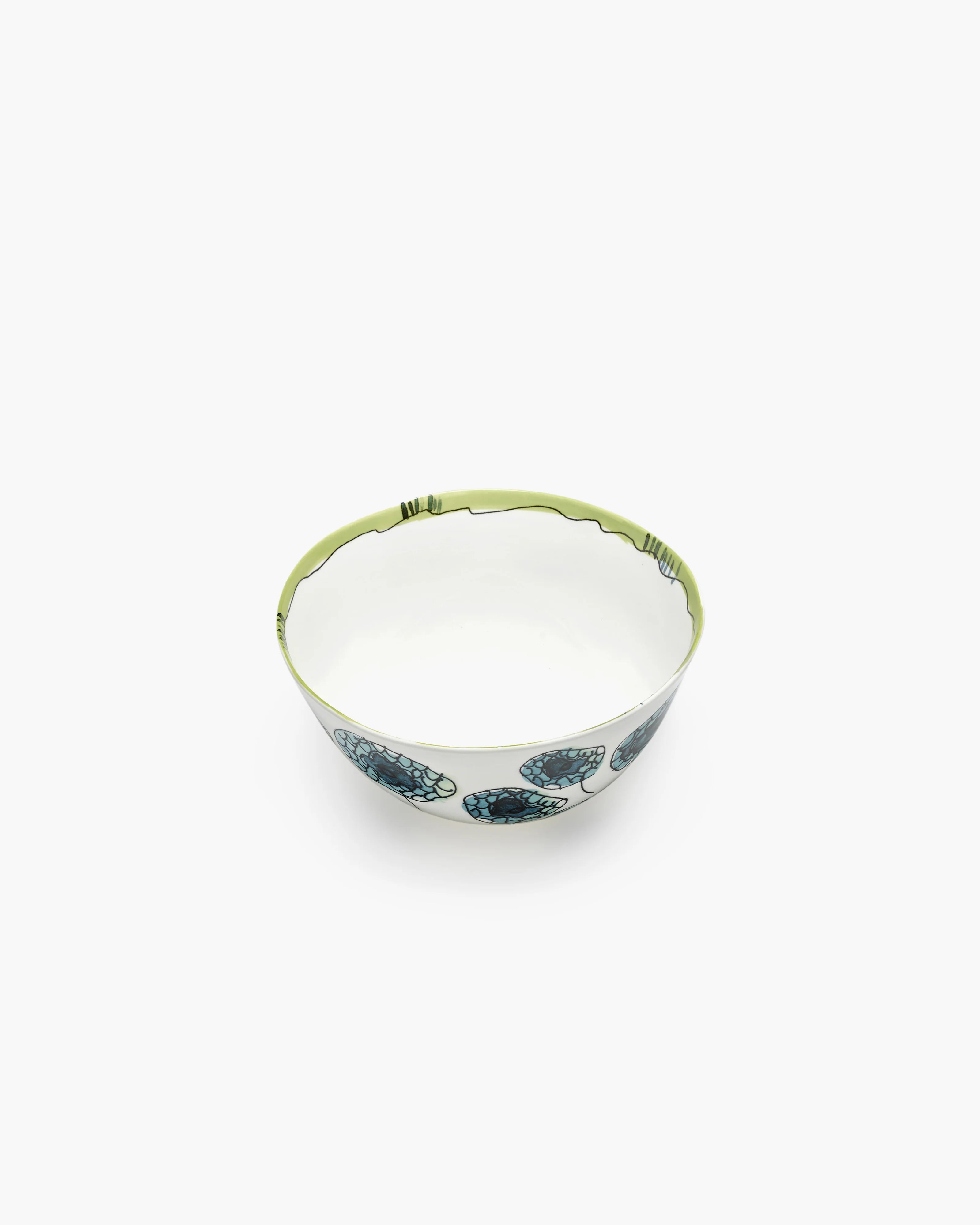 Marni Midnight Flower Bowl L Anemone vaniglia