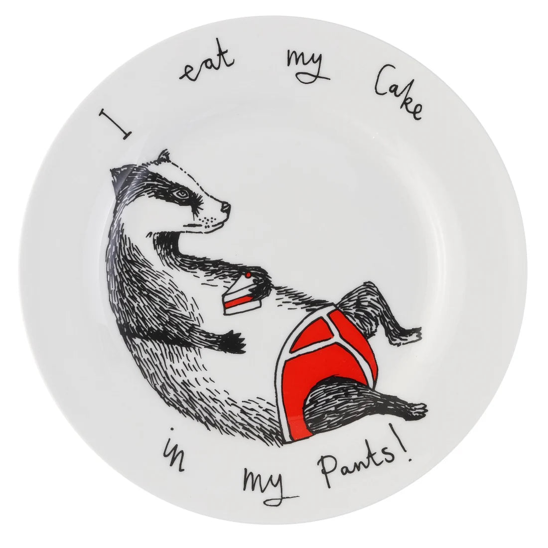 Side Plate 'Eat my Cake in my Pants'