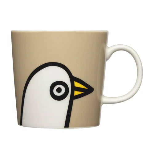 Oiva Toikka Birdie mug 30 cl Linen