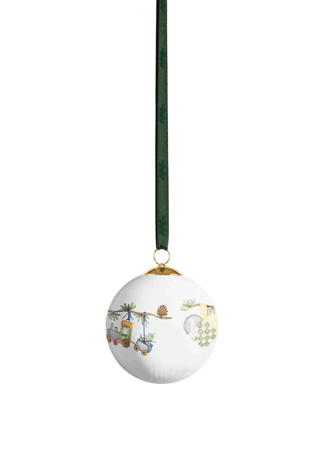 Hammershoi Christmas Bauble 2024 Dia 2.4" White W. Deco