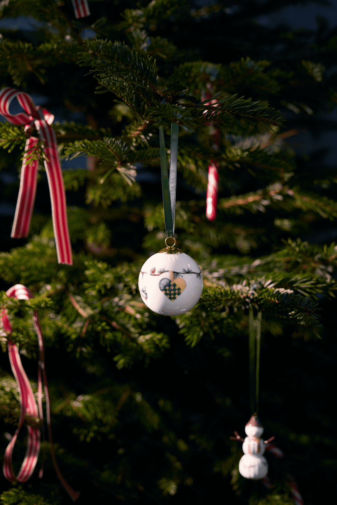 Hammershoi Christmas Bauble 2024 Dia 2.4" White W. Deco