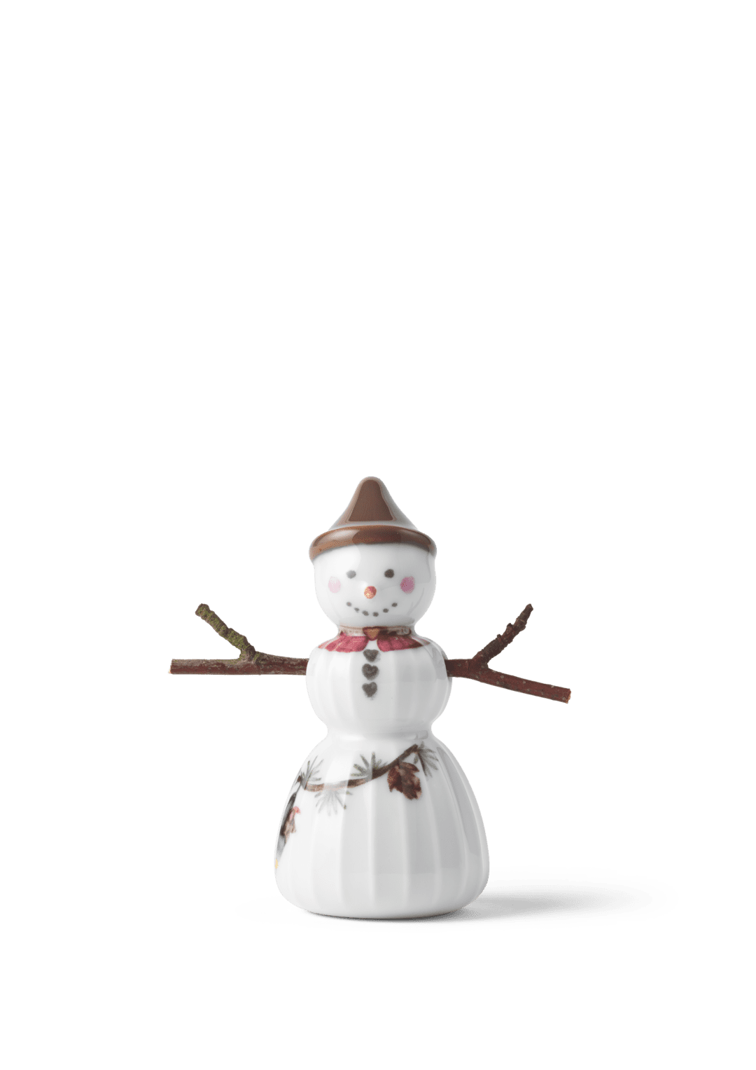 Hammershoi Christmas Snowgirl H 3.1" White W. Deco