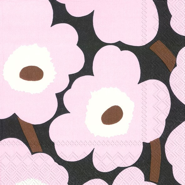 Marimekko paper napkins - Lunch size UNIKKO rose