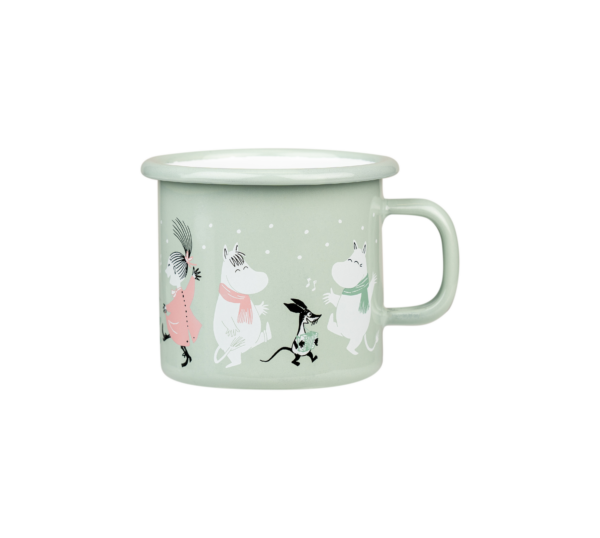 Moomin enamel mug Festive spirits 2,5dl