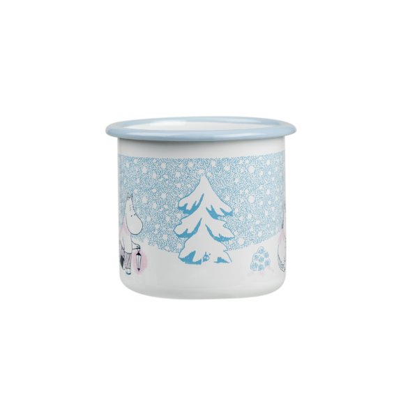 Moomin enamel mug Let it snow 3,7dl