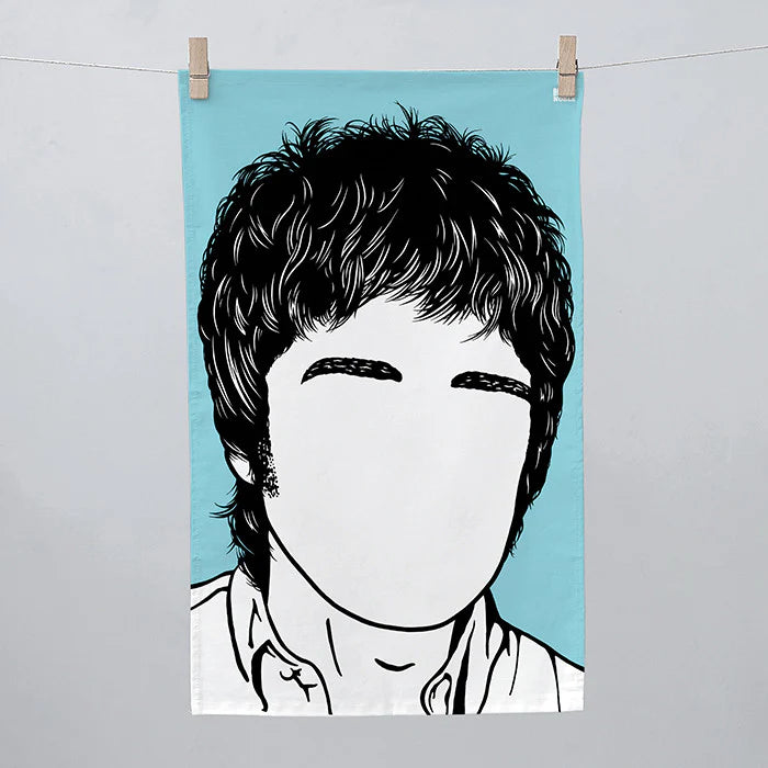 Rock Icon Tea Towel Noel Gallagher