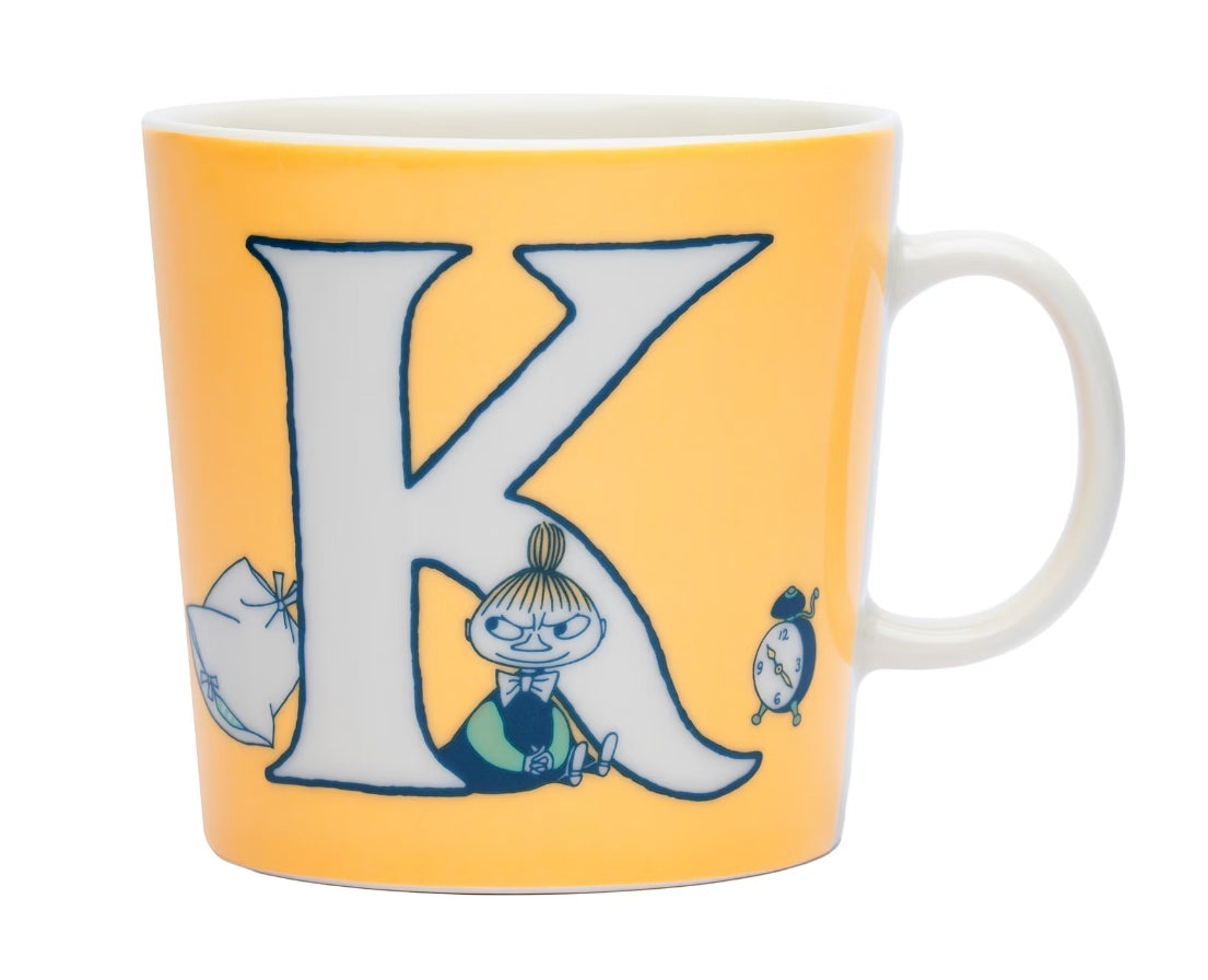 Moomin mug LARGE 400ml ABC Letter K